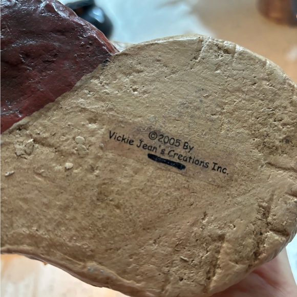 Vickie Jean's Creations Halloween Ghost holding pumpkin with lightbulb 2005 - Picture 3 of 9